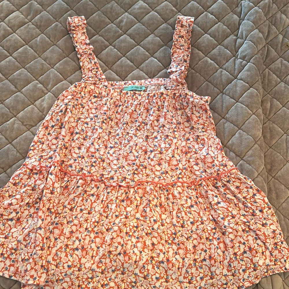 PS Kate Floral Tiered Top Sz Small
